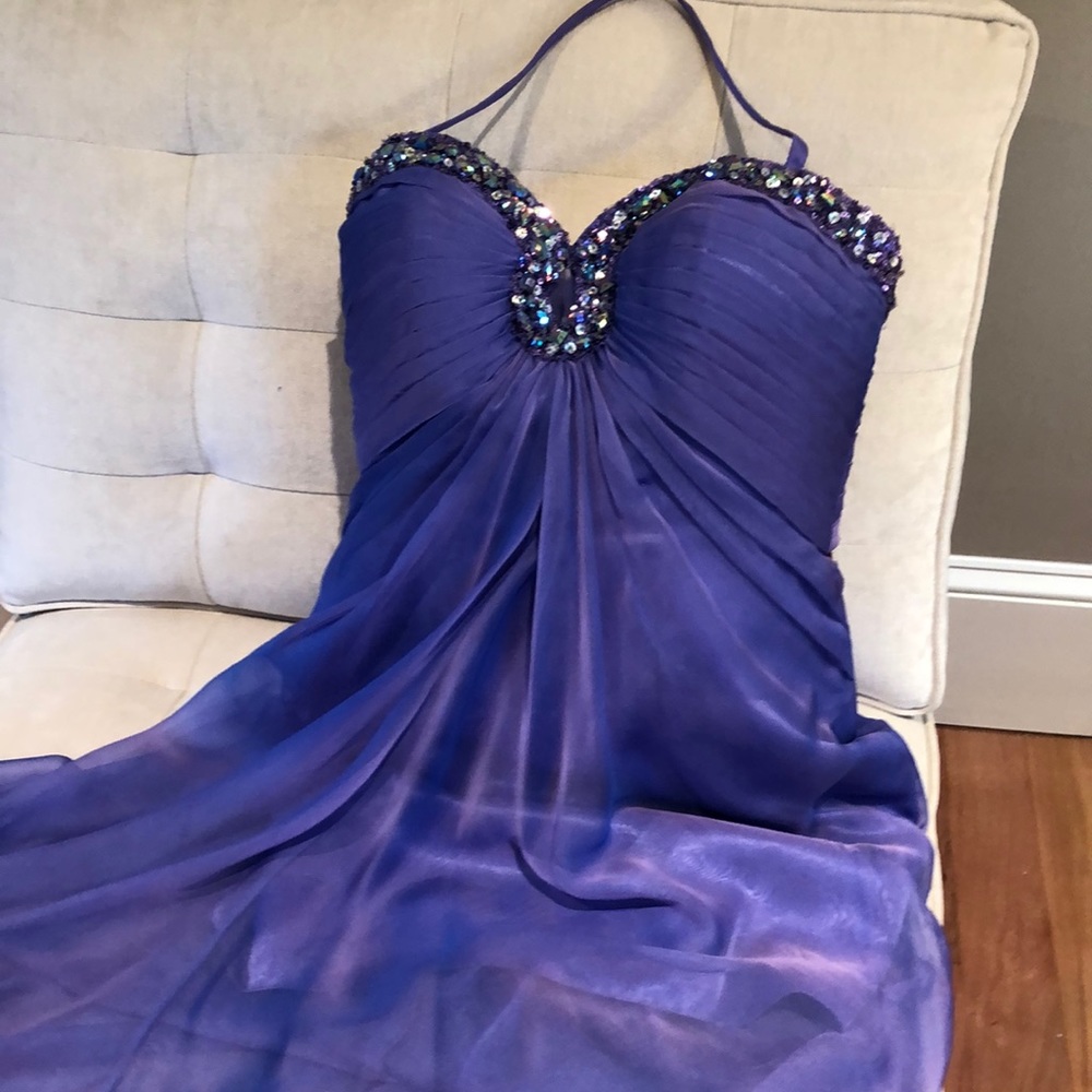 Fairytale Princess Lavender Prom Gown